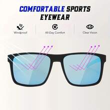 15PCS/Set Multi-Style Sunglasses  Men And Women Classic Square Frame, Aviator Frame, Sports Sunglasses ,With Colorful Lenses UV400 Protection Whether It Is Fishing, Cycling, Windproof, Sports, Driving Or Daily Outings, This Set Of Sunglasses Can Be Accurately Adapted,High-Quality Glasses, Whether For Gifts Or Personal Use, Glasses Wholesale You Can't Go Wrong - 彩色 - 查看 2