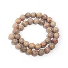 1 buc. Mărgele rotunde Maifanshi naturale maro, 4/6/8/10/12 mm, mărgele retro maro la modă, lucrate manual, pentru bijuterii DIY, potrivite pentru brățări ale prieteniei, coliere, obiecte de artizanat, pandantive, decorațiuni