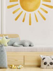 2pcs Wall Decals -[Planet Astronaut Rocket Solar Wall Sticker] PVC Self-Adhesive Removable Wall Stickers For Nursery, Kids' Room, Playroom, Or Classroom – Cute & Creative Wall Decor For Any Space