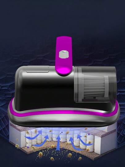 1pc Dust Mite Remover, Stofzuiger Cleaner, held Mattress Super Suction Low Noise, Washable Filter, Deep Cleaning, Cordless Wireless Effectively Cleans Bed, Sofa, Pet Hair Carpet, Cleaning Dusting Supplies view 3