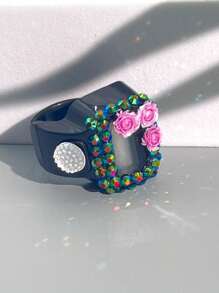 全新花卉水钻计数器，适用于高尔夫、计分、编织和运动 - 手持式、便携式、无需电池、轻巧设计