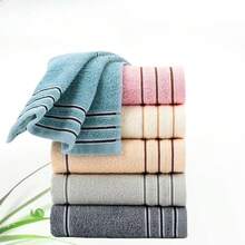 1 PACK/6 PACK 100% Cotton Quick Dry Bath Towels - Super Soft, Highly Absorbent, Lightweight And Durable, With Gold Stripe Design, 28x12 Inches For Bathroom, Christmas Gifts, Thanksgiving Gifts, Halloween Gifts, Gym, SPA, Fitness Essentials, Highly Absorbent Fabric, Towels,Mother's Day,Mom,Mother's Day Gift,Flower,Jewelry,Mother's Day Decorations,Mother's Day Party Supplies,Women,Pink,Gift Set - Red - View 3