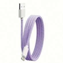 1pc/4pcs, 2m/6.6ft/78.74in [MFi Certified] Extra Long Charging Cable, Multi-Color USB Fast Charging Data Transfer Nylon Braided Cable, Compatible With IPhone 14/13/12/11 Pro Max/XS Max/XR/XS/X/8/7 Plus - Macaron Colors, Compatible With 14 Pro Max, 14 Pro, 14 Plus, 13 Pro Max, 13 Pro, 13, 12 Pro, 12, 11, XS, XR, 8 Plus, 8, 7, 6, 5, SE, Compatible With IPad Lightning Port - Multicolor - View 13