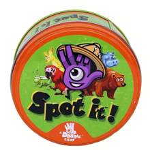 Iron Box趣味视觉反应配对卡牌游戏 - 记忆力与速度配对卡牌游戏，适合同学朋友、家庭聚会、多人视觉感知卡牌游戏 - 内含游戏说明 - 彩色 - 查看 10