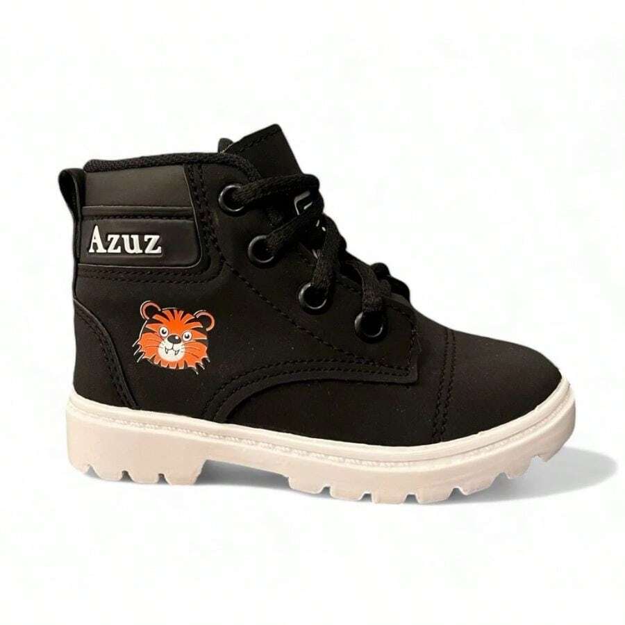 Baby Tiger Children's Combat Boots - màu đen - Xem 1