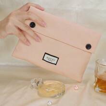 Gucci 8.5" X 6" X 2" Pink Canvas Cosmetic Bag, Sweet Style - Pink - View 3