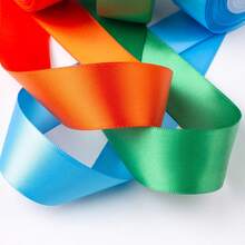 6 Rolls Of Double-Sided Ribbon, 1 Inch Wide, Total Size 30, Double-Sided Ribbon, Gift Packaging In Various Colors, Bouquets, Bows, Handicrafts, Christmas, Easter, Parties (6 Sets To Choose From) Home Decor Christmas Decorations Room Decor Winter Christmas Decorations Home Christmas Gifts Christmas Decor - Multicolor - View 5