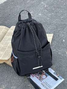 Backpack For Boys, Fashion Minimalist New Patchwork Design For Elementary, Middle, High School Students, College, Hiking, Travel Rucksack Large Capacity Bag - Multicolor - View 13