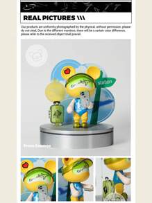 NCosmos Travel Vlogger Doll – 21.8CM Cute Figure For Home Decor & Birthday Gift - Green - View 3