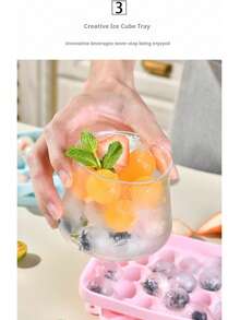 1-częściowa silikonowa foremka do kostek lodu 25-komorowa, mała foremka do kostek lodu, foremka do kostek lodu w kształcie whisky, foremka do kostek lodu z owocami z pokrywką, ręcznie robiona foremka do mydła w kształcie winogron, domowa foremka do kostek lodu, odpowiednia do użytku domowego latem, foremka do kostek lodu do lodówki, zamrażanie, imprezy, podróże, wesela, urodziny, kuchnia, przechowywanie, na zewnątrz, Halloween, Boże Narodzenie, artykuły na Święto Dziękczynienia, foremka do kostek lodu, kostkarka do lodu, akcesoria kuchenne