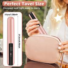ShenFire Cordless Hair Straightener, Cordless Flat Iron, Wireless Portable Hair Straightener, Ceramic Mini Travel Hair Iron, Type-C Rechargeable, Adjustable 3 Heating Modes Fast Heat Up