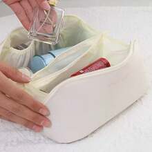 Multi-Layer PU Makeup Bag, Thickened Cosmetic Storage Bag, Travel Toiletry Organizer - Multicolor - View 2