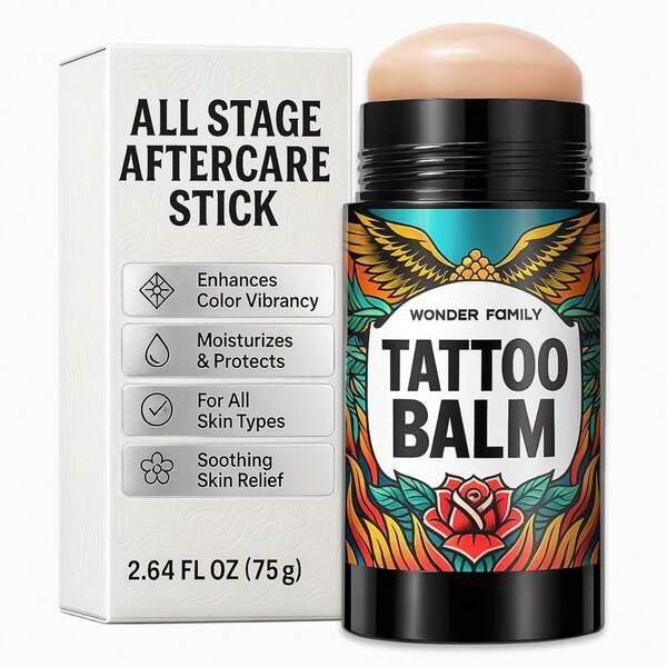 Tattoo Balm Stick \U2013 Tattoo Aftercare Ointment &Amp; Tattoo Butter Moisturizer \U2013 Tattoo Lotion Sunscreen Stick &Amp; Numbing Cream Alternative For Tattoos \U2013 Essential Tattoo Care Stuff &Amp; Healing Ointment