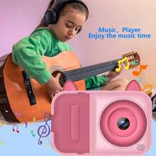 1Pc Kids Camera Instant Print, 1080P Video Redording,Dual-Lens Selfie,Toddler Digital Camera 32GB Card,Gifts For Girls Boys Age 6 7 8 9 10 11 12, Children Toys For 6-12.