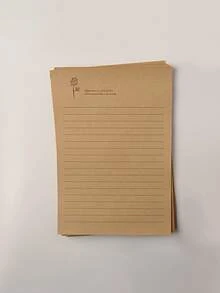 10pcs Vintage Kraft Paper, Suitable For Home Office Stationery, Vintage - Thank You Cards, Love Letters, Invitations, Resumes, Awards, Diplomas, Arts, Crafts, Certificates - Multicolor - View 9