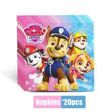 81Pcs Paw Patrol Party Supplies, Paw Patrol Team Tableware, Paper Plates, Paper Cups, Tablecloths, Decorative Balls, Cake Inserts