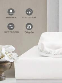 MADE IN TURKEY 100% Cotton Jersey Fitted Sheet – 100x200 Cm 120x200 Cm 140*200 Cm 160x200 Cm 180x200 Cm Options, Soft & Breathable Fabric - Grey - View 3