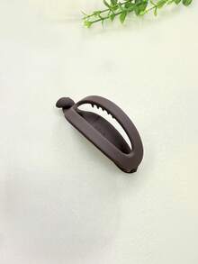 Bộ 4 kẹp tóc xoắn đơn giản, màu trơn mờ, kẹp tóc đuôi ngựa dọc thanh lịch, chất liệu PP (Polypropylene) màu trơn, thích hợp sử dụng hàng ngày, không gây hư hại tóc, phụ kiện tóc, phụ kiện đội đầu. - Nhiều màu - Xem 13