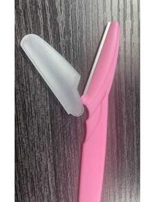 1 pieza Rasuradora de cejas, Hoja de afeitar afilada / Rasuradora de cejas / Recortadora de cejas, ¡Juego completo de herramientas de depilación! Hoja de acero inoxidable importada, Diseño de protección de , Fácil para principiantes, Fácil de crear cejas precisas, Múltiples combinaciones disponibles, Diseño ergonómico, Adecuado para el afeitado de cejas, orejas y vellos de la nariz (Color y estilo aleatorio)