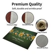 4 piezas Manteles individuales resistentes al calor, resistentes al aceite y a las manchas, posavasos de jarrón beige, tapetes para tazas de café, lavables, fáciles de limpiar, antideslizantes, resistentes al calor, adecuados para habitación, mesa de comedor, hogar, decoración de fiesta, ideal para vacaciones, fiesta, reunión, cumpleaños, boda, regalo, cena, al aire libre, picnic