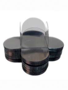 200 Clear Acetate Molds With 4 Thin Sweet Petals - 無色 - 查看 2