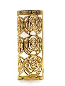 1pc Hollow Rose Design Metal Lighter Holder, Suitable For BIC J6 Lighter, (For BIC J6 Only), Lighter Case Cover, Smoking Accessories