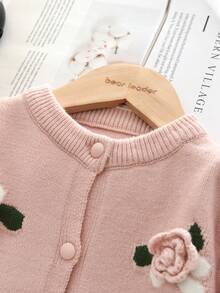 2pcs/Set Young Girl Cute Long Sleeve Fruit Print Top And Pleated Skirt Set, Autumn/Winter