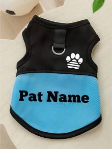 سترة شبكية مخصصة للحيوانات الأليفة - قابلة للتنفس للربيع // حزام قطة مع نمط بصمة الأقدام وحلقة للسلسلة، 4 مقاسات، متوفرة باللون الوردي والأزرق والأخضر - ملابس حيوانات أليفة خفيفة الوزن قابلة للتخصيص (إذا كان المقاس بين اثنين، يرجى طلب مقاس أكبر) - متعدد الألوان - مشاهدة 31