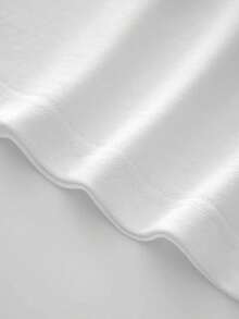 Vintage Newspaper Graphic Print Tee Casual Soft Short Sleeve Pure Cotton 220gsm T-Shirt - 白色 - 查看 4