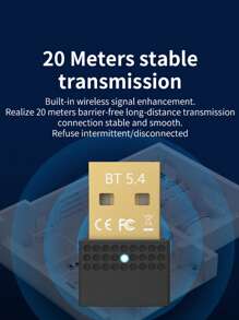 Universal Bluetooth Receiver 5.4 For Wireless Keyboard And Mouse, Bluetooth Adapter For Desktop And Laptop, Compatible With Headphones And Speakers