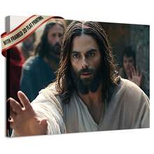 1pc 30*40cm(12x16inch) Canvas Print Modern Art Framed Painting Prayerful Peace Inspirational Poster Modern Elegant Canvas Painting Art Perfect Living Room Bedroom And Office Any Occasion Ideal Decorations.Stretched And Framed Ready To Hang.