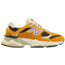 New Balance 9060 Butterscotch U9060SRB Women Fashion Sneakers New Vintage-Spring Summer-Inspired Running Shoes, Shock-Absorbing Comfort, Gym To Streetwear-Back To School - 奶油糖果/黑蘑菇 - 查看 2