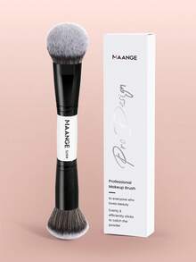 MAANGE 1/2/5/7/8/10/12支装柔软双头多功能化妆刷套装,包含面部刷、散粉刷、腮红刷、遮瑕刷、轮廓刷、鼻影刷、眼影刷、细节刷、粉底刷、高光刷。高品质合成刷毛,经久耐用,适合日常面部彩妆,可用于液体、膏状和粉状产品。可用于点彩、晕染和洁面。美容化妆配件,送给女性和女孩的绝佳礼物,赠品,专业化妆刷,全套化妆刷具。 - 黑與白 - 查看 16