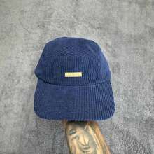 Anth Co Original Navy Velvet Five Panel Cap - 藍色 - 查看 4