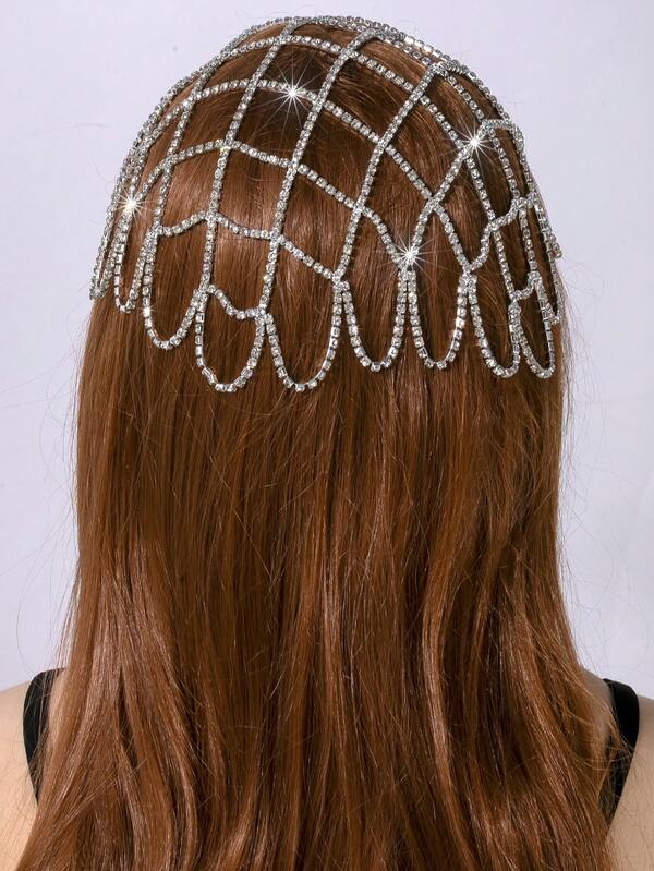 Accesorios para el cabello de moda europea y americana, multicapa con borlas, joyería de tocado nupcial y de boda, accesorios de cabeza sexy y exquisitos