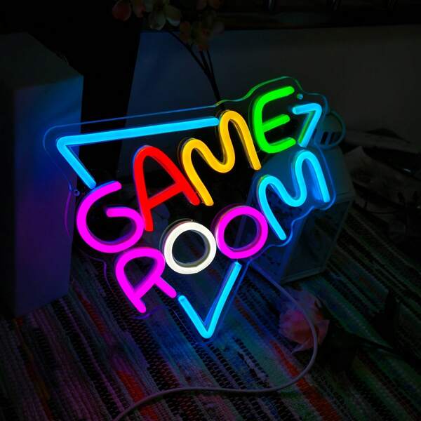 Gaming Room Neon Light, USB Powered Gaming Neon Light For Gamer's Room Decor - Neon Light For Teenage Boys Room Decor