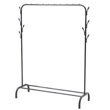 Arara de Roupas Cabideiro de Chão Closet Modulado em Aço Carbono C/ Sapateira - Preto - Visão 5