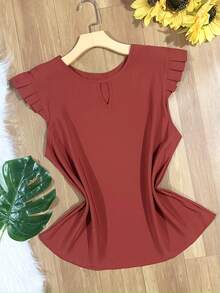 Women Tops - Burnt Orange - View 3