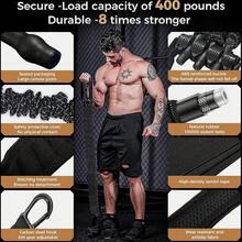 INNSTAR Pull Up Assist Band System Adjustable Anti Snap Chin Up Assistance Elastic Resistance Band "Patent Pending" - Black 165lbs adjustable resistance - 查看 5