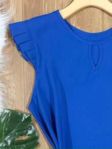 Women Tops - Royal Blue - View 2