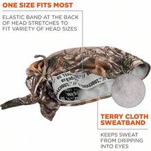 Ergodyne Chill-Its 6615 - Gorro Dew Rag - Camuflaje Realtree - Ver 3