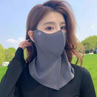 Women's UV Protection Face Mask, Breathable Neck Gaiter For Driving, Cycling, Summer, Blocks Sun & UV Rays, Full Face Coverage