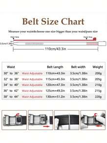 1pc Genuine Leather Ratchet Belt For Men-Men's Automatic Buckle Belt, Pants Waistband Fall, Autumn, Halloween Autumn-Winter Accessories,Suitable For Teens, Youth,Men,Casual, Outdoor, Athletic, Vacation, Graduation Gifts, Birthday, Daily Wear - Brown - View 11