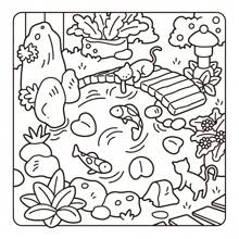 成人涂色书：逃离现实，沉浸在舒适的猫咪生活中，用温暖的色调和慵懒的小猫咪，打造完美的猫咪午睡角落。涂色书，返校季，学习用品，绘画，万圣节，圣诞节