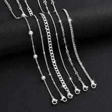 MBW Gold Bracelets Women, Dainty 14K Gold Plated Bracelet Stack Beaded Chain Bracelet Set Thin Small Cute Paperclip Bracelets Fashion Waterproof Jewelry Gold Accessories Women - MB-BR-11-BR3 - 查看 7