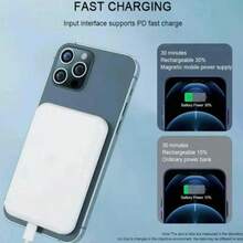 Magnetic Portable Charger, Ultra Slim Qi2 Certified 10000mAh 20W Magnetic Power Bank, USB C In&Out Wireless Battery Pack With Foldable Stand, Phone Charger, Exclusive For Compatible With IPhone16 Pro/ Max; 16 Plus; 16; 15 Pro/ Max; 15 Plus; 15; 14 Pro/ Max; 14 Plus; 14; 13 Pro/ Max; 13 Mini; 13; 12 Pro/ Max; 12 Mini; 12; SE (2022); 11 Pro Max; 11 Pro; 11; Xr; Xs Max; Xs; X; 8 Plus; 8, Suitable For Summer Holiday Outdoor Travel/Camping And Emergency Backup Mobile Power Supply, Gifts For Family, Friends, Birthday Magnetic Wireless,Birthday Gift,Halloween Gift,Christmas Present - 彩色 - 查看 7