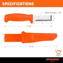 Wood Chisel Knife With Sheath, Wood Chisel For Woodworking With Ergonomic Handle, SK5 Carbon Steel Blade, Full Tang Design, For Carving, Whittling, Splitting,11917837 - Vàng - Xem 8