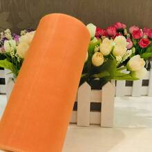 Cuộn vải tuyn cao cấp 25 yard rộng 6 inch, dùng để may váy tutu tự làm, trang trí tiệc cưới, sinh nhật, Giáng sinh, năm mới, Halloween, gói quà và hoa, đồ thủ công tự làm và nhiều hơn nữa - Nhiều màu - Xem 27