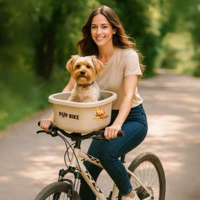 fn pets caixa pet Cesto bike com cadeirinha e acento para transporte de animais em bicicleta para cachorros e gatos