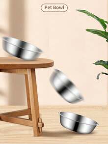 Tazón de acero inoxidable para gatos, tazón para perros, tazón para mascotas, suministros para mascotas, fácil de limpiar, forro para tazón de mascotas, comida para gatos, cuenco para comida de perros